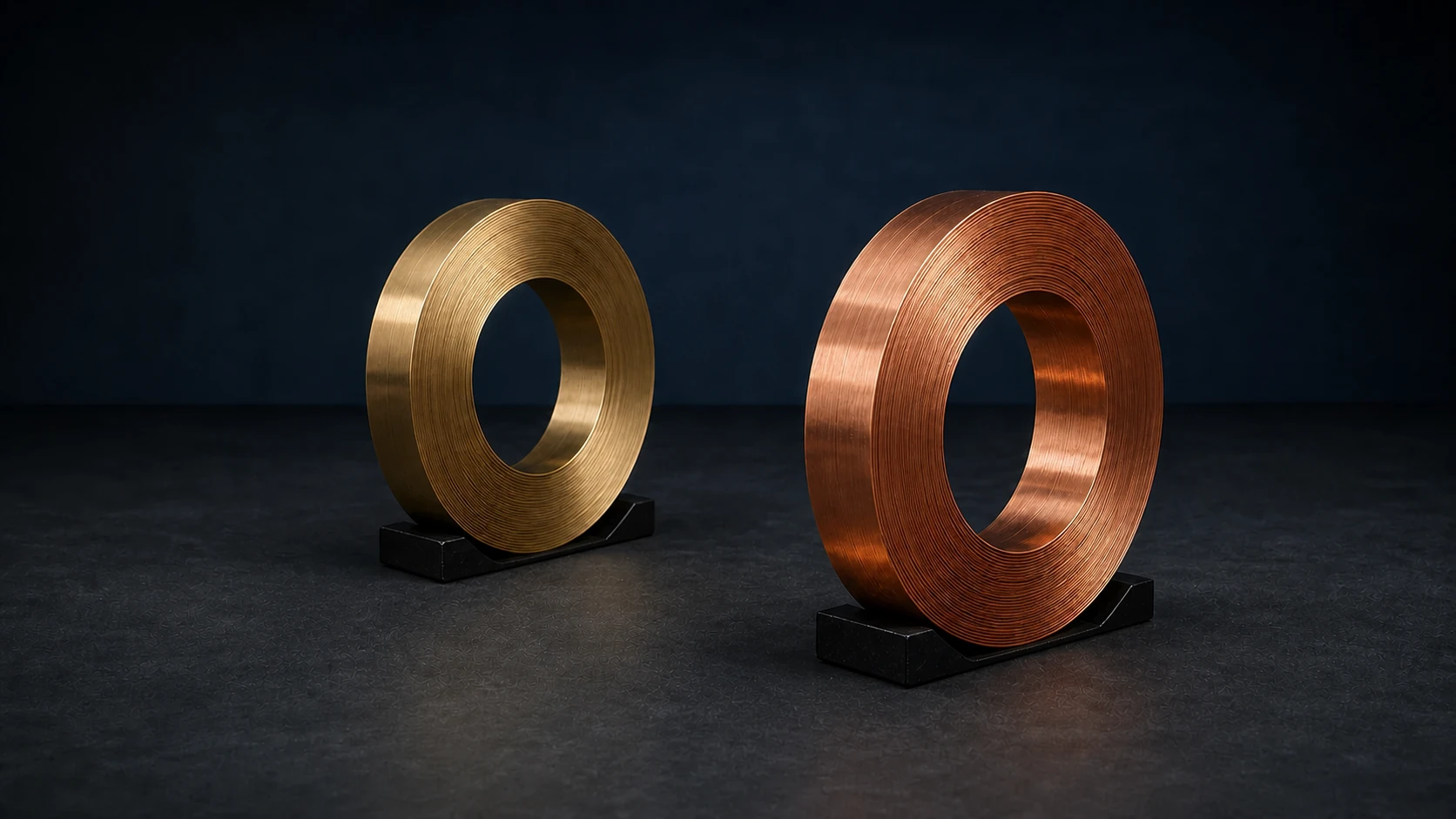 Special copper-alloy strip coils